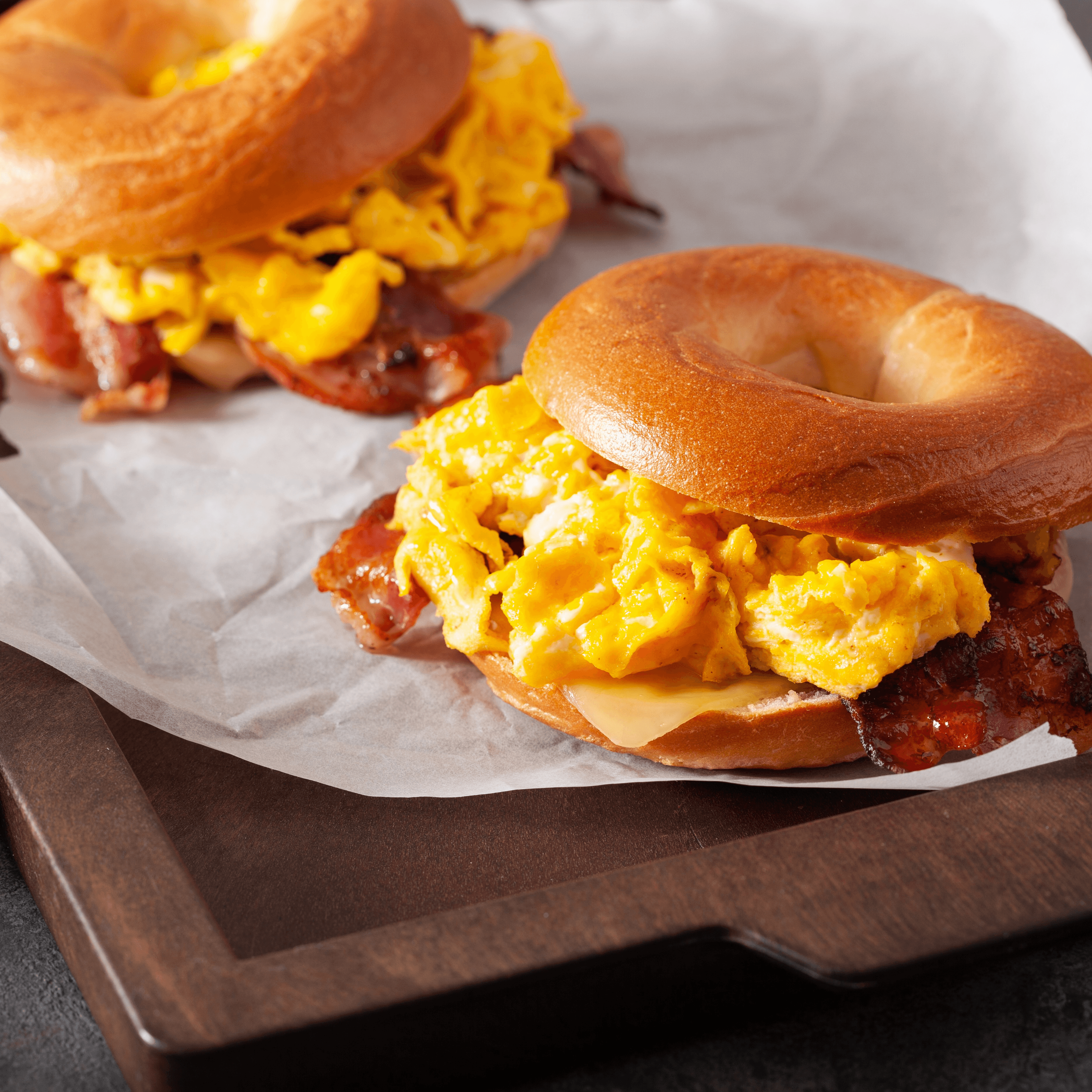 Turkey Bacon & Egg Sandwich.