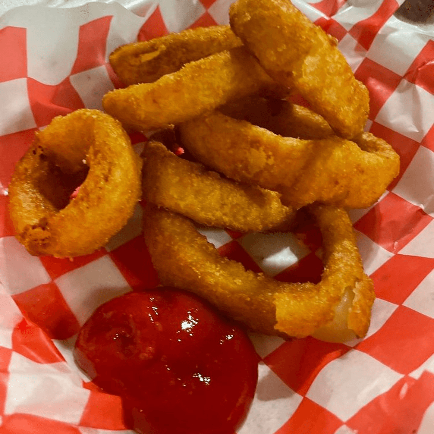 Our mouthwatering Onion Rings!