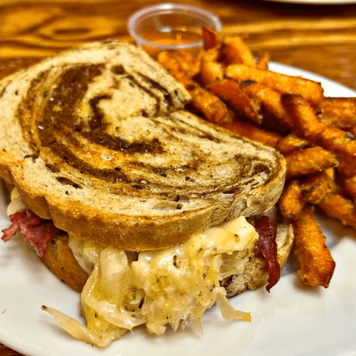 "Walker Stadium" Classic Reuben on Rye.
