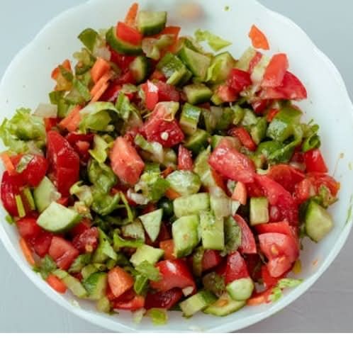 Spicy Kachumber Salad.