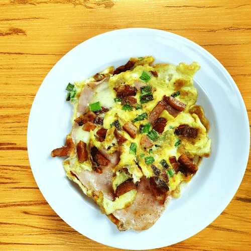 Meatlovers Omelette.