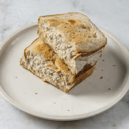 Tuna Melt on Rye Sandwich.