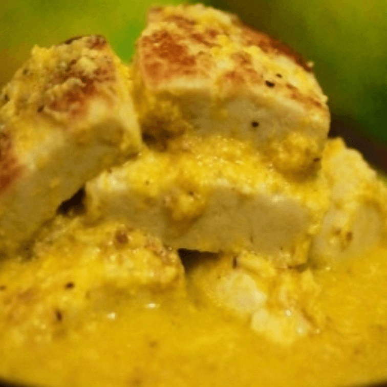 Mango paneer masala.