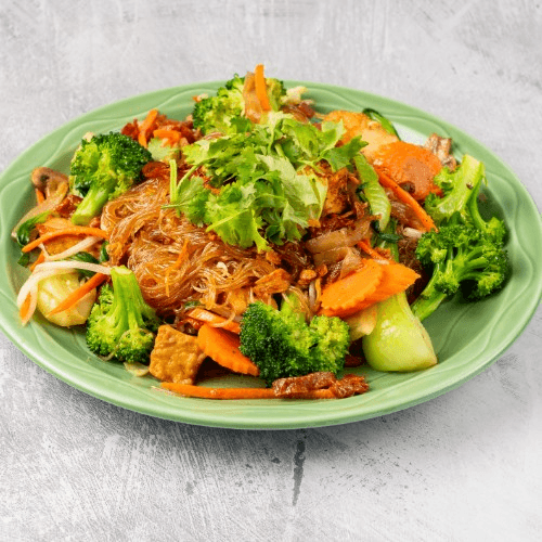 Stir-Fried Clear Noodles (can be made GF).