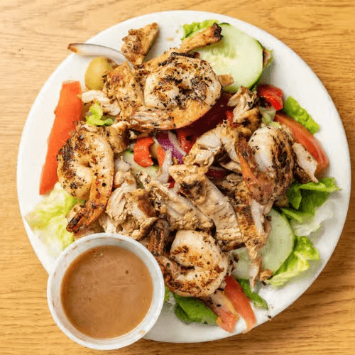 Grilled Chicken & Shrimp.