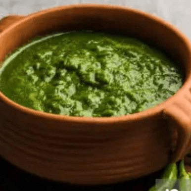Spicy Mint Chutney.