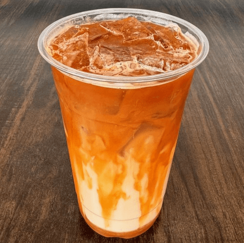 Caramel  Apple Crisp Macchiato, Iced.