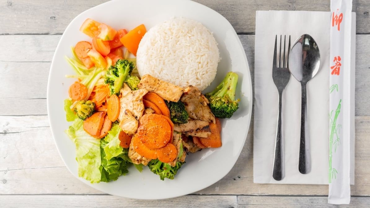 L5. Chicken Stir Fry Plate.