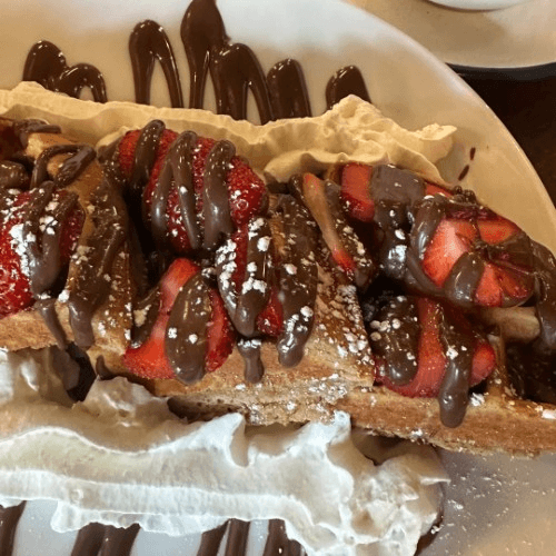 Double Chocolate Waffle.