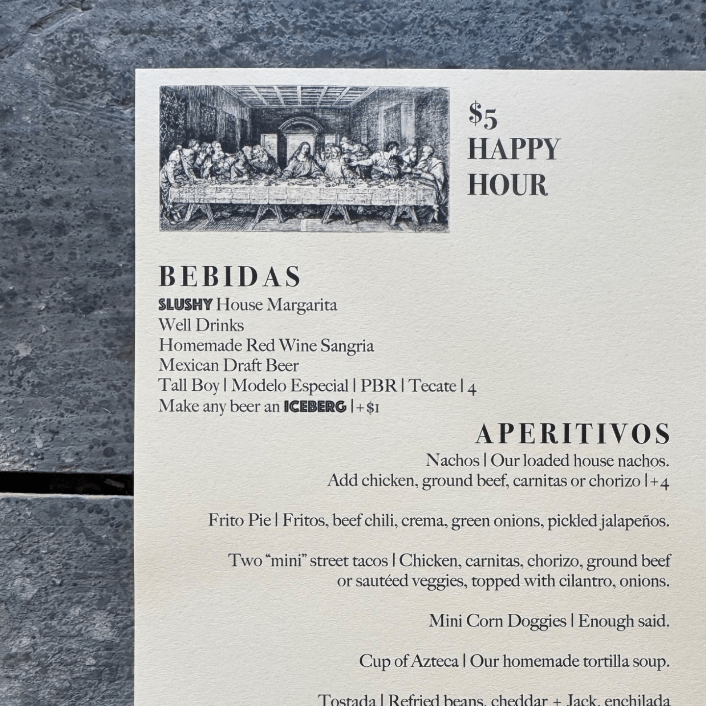 !$5 Happy Hour!