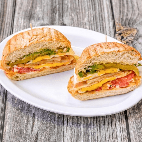 Turkey Jalapeno Egg Sandwich.
