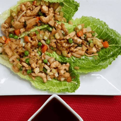 Chicken Lettuce Wrap.