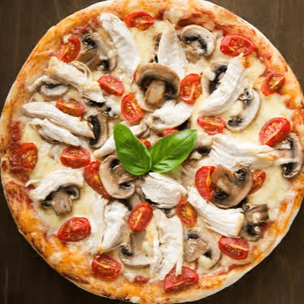 Chicken Piccata Pizza.