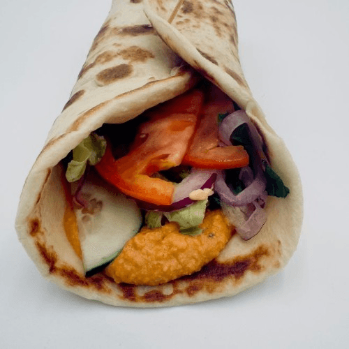 Mediterranean Veggie Pita - $7.29/$13.99.