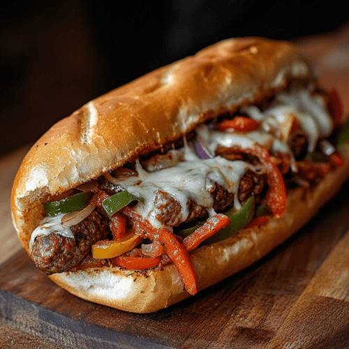 Italian Sausage Sandwich.