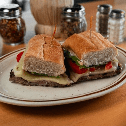 Ribeye Steak Sandwich.