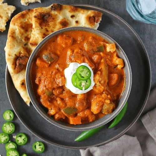 Vegetable Tikka Masala.