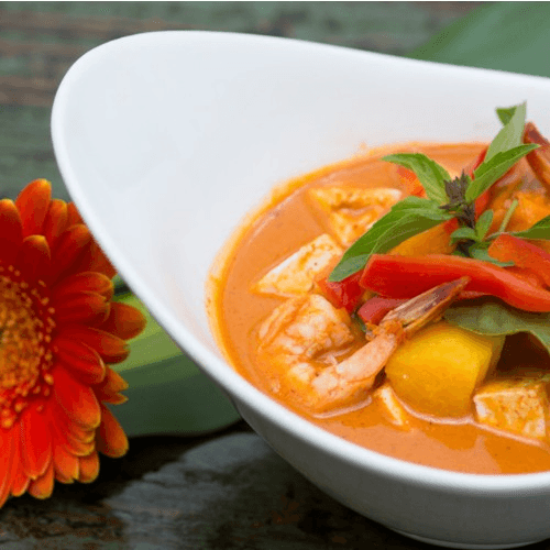 Red Curry with Shrimp and Pineapple