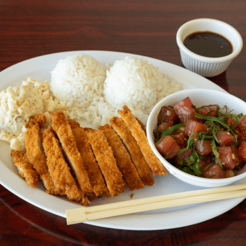 Chicken Katsu & Poke