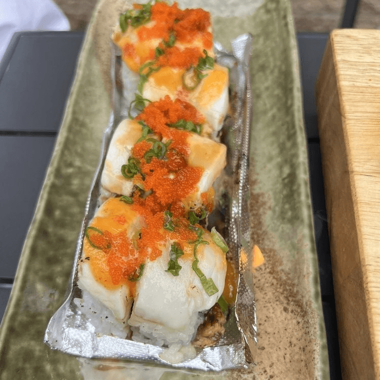 5. Miso on Fire Roll.