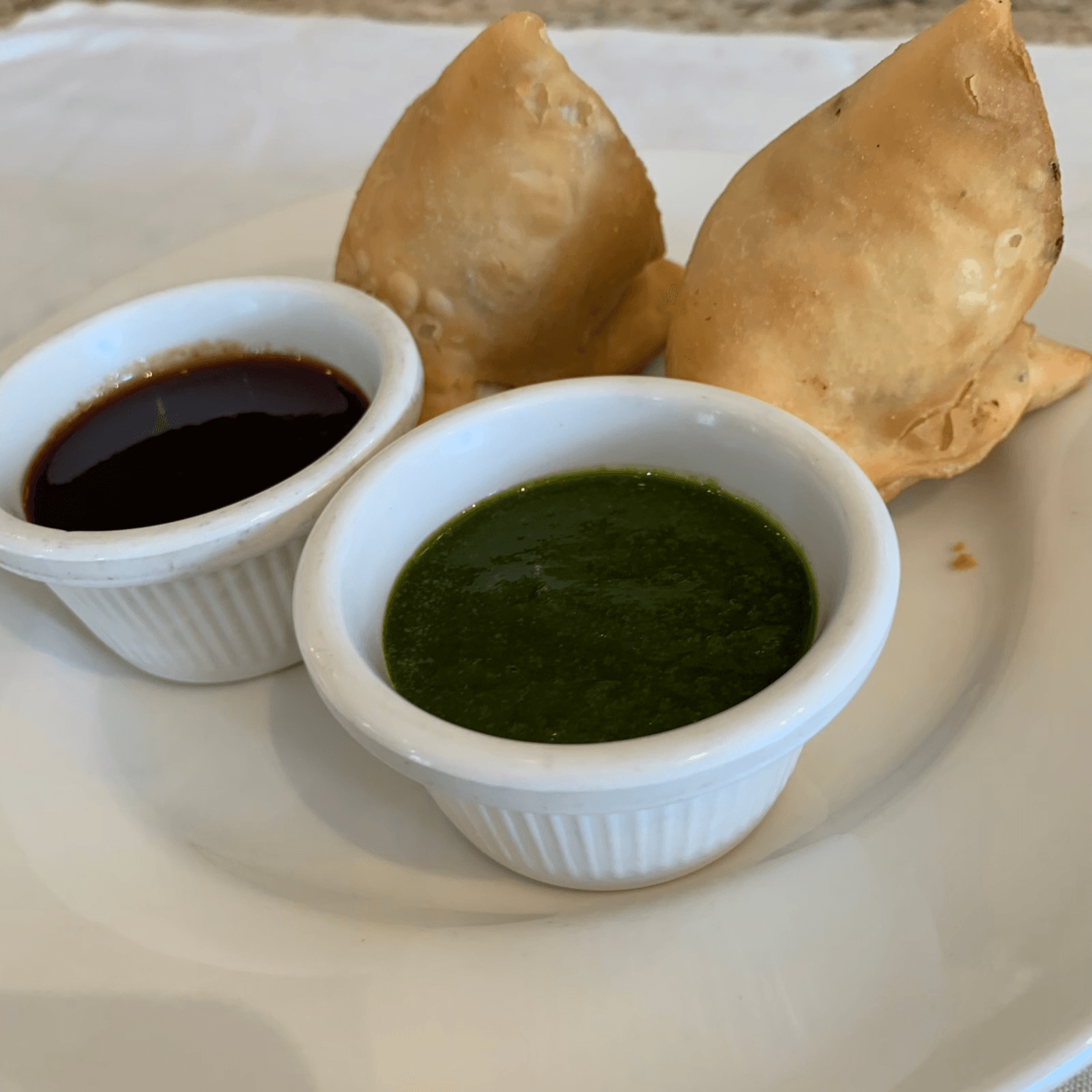 Vegetable Samosa.