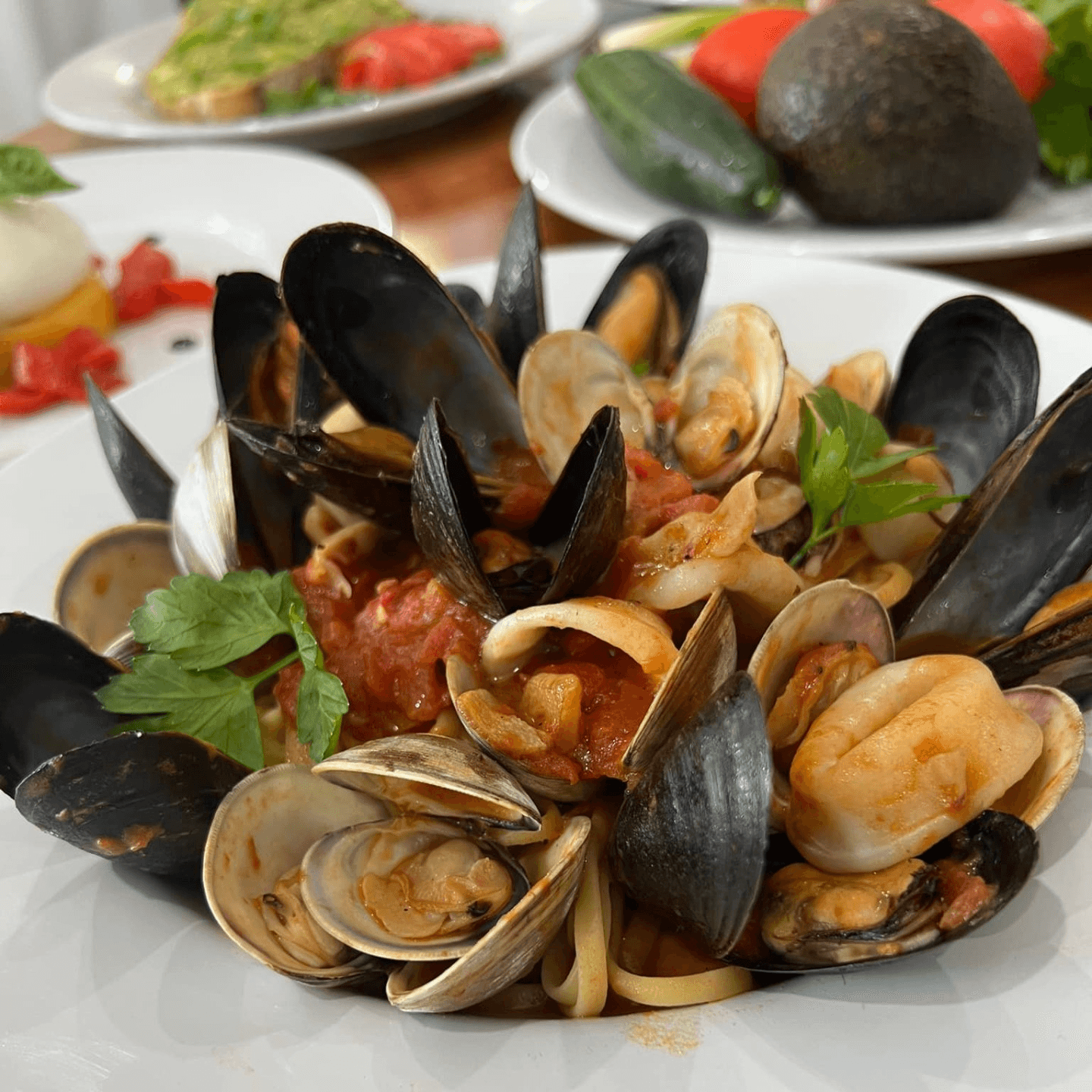 Pasta, Seafood, and More