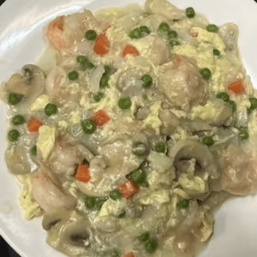 Shrimp with Lobster Sauce.