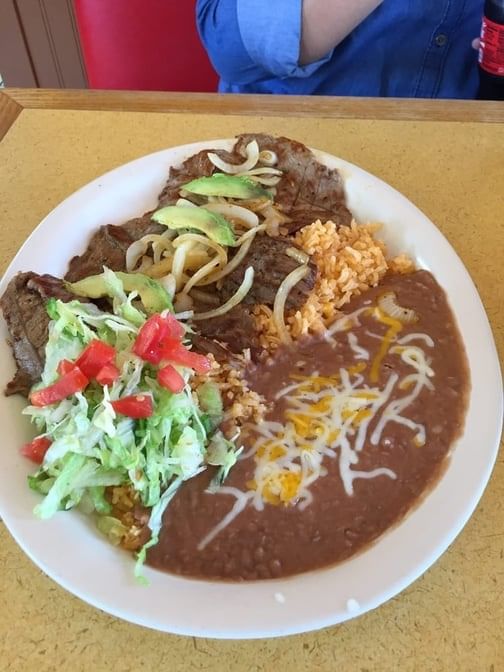 Carne Asada Plate.