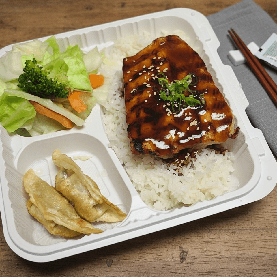 Salmon Teriyaki.