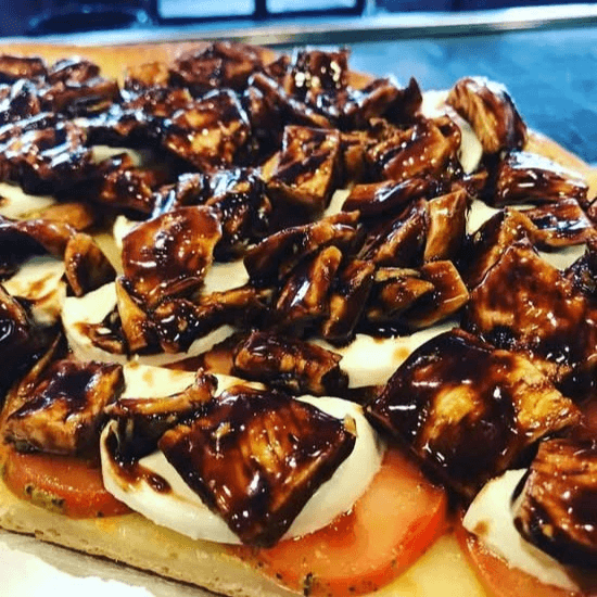 Balsamic Chicken Pizza.