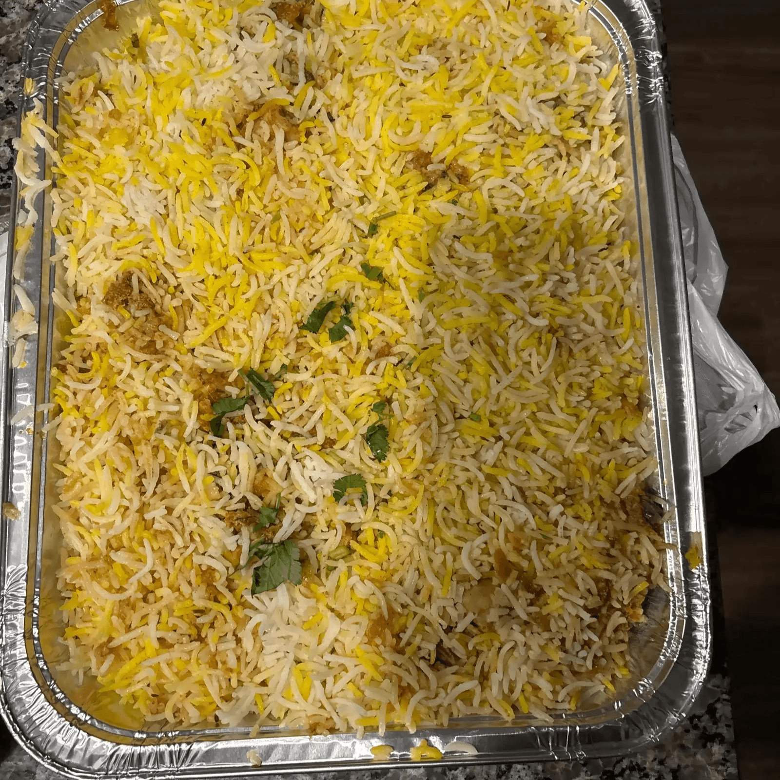Family Pack Chicken Dum Biryani.