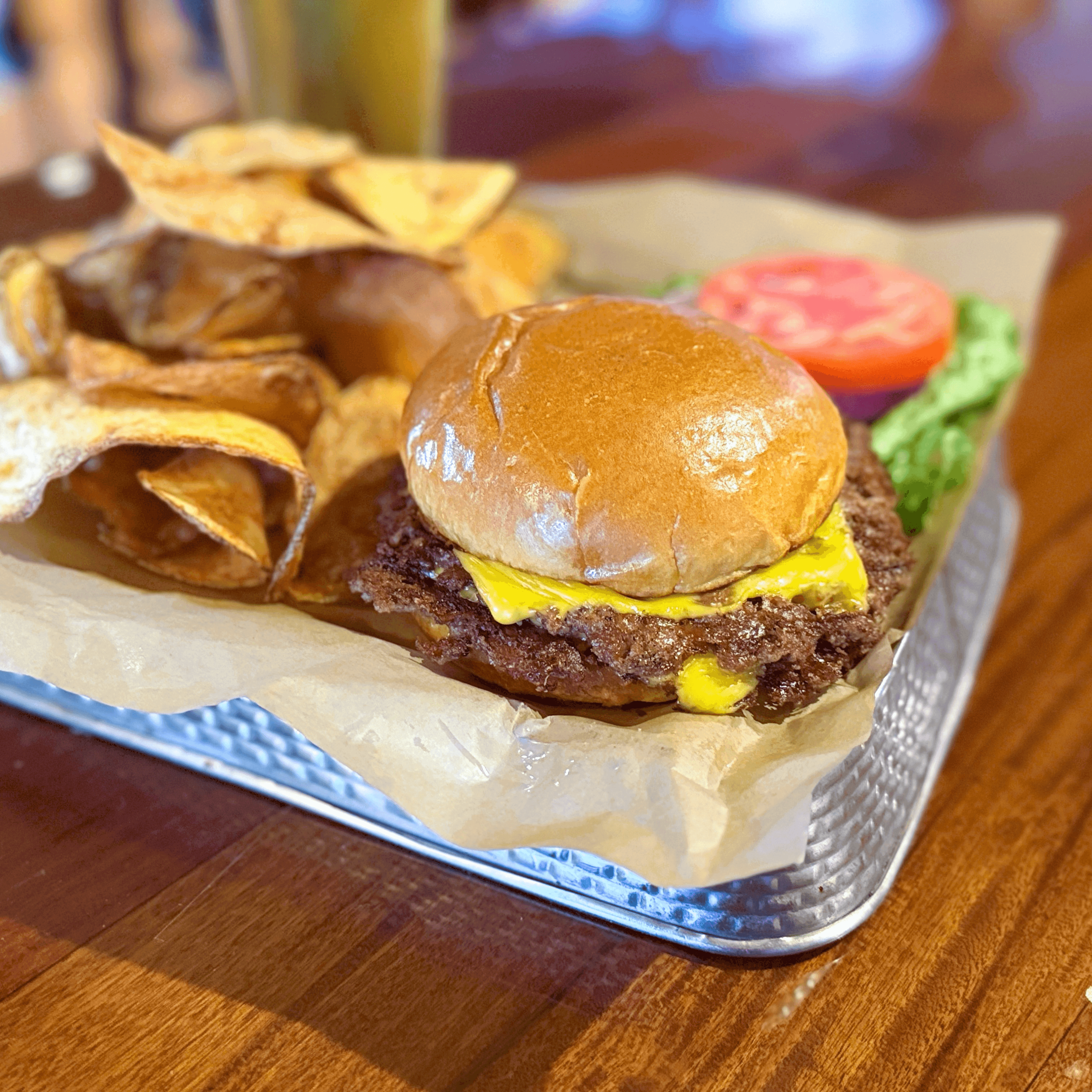 Smashburger - Double w/Cheese.