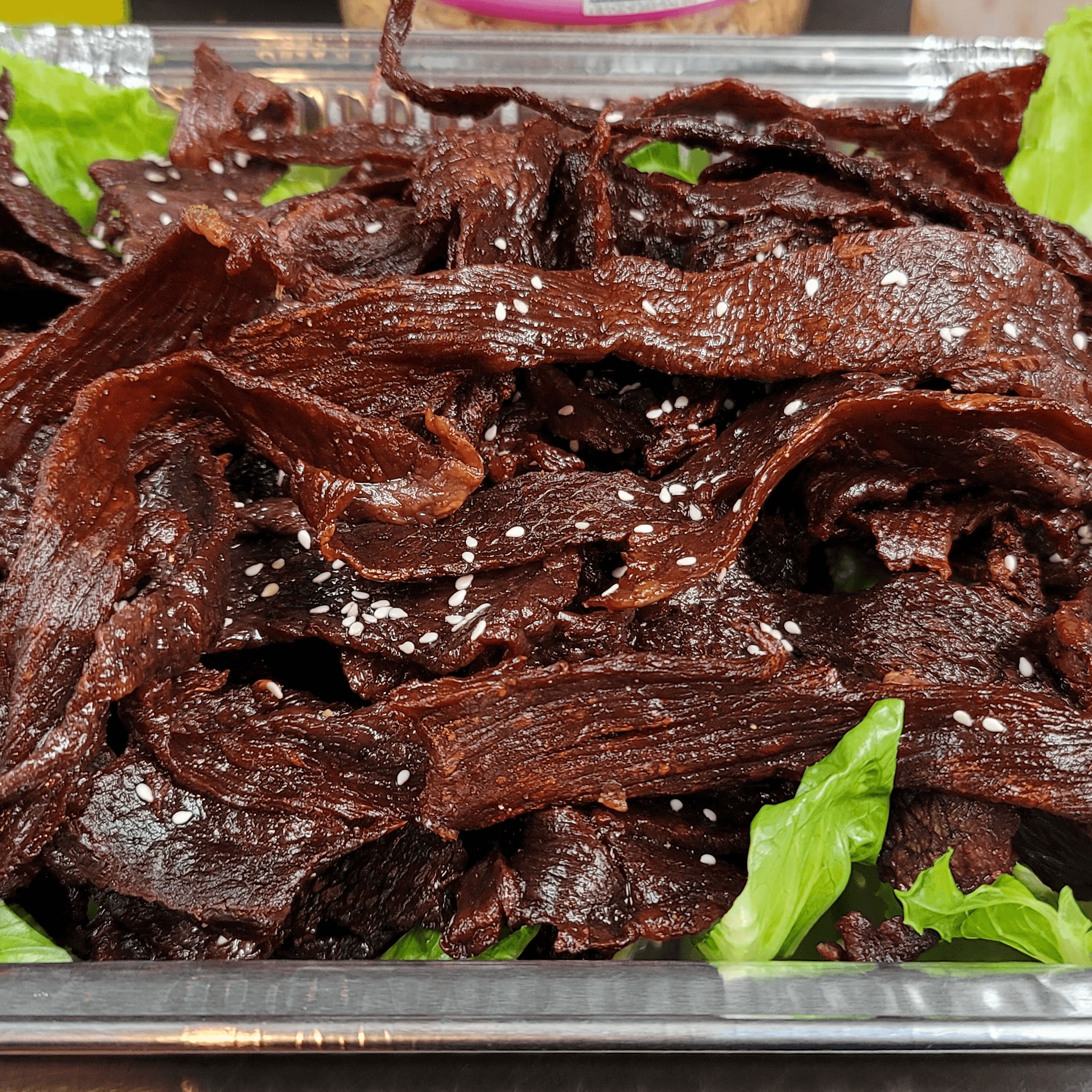 BEEF JERKY HALF PAN.