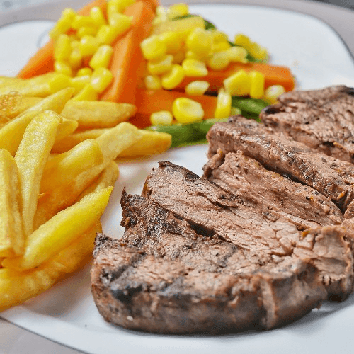 Carne Asada (Steak) Plate.