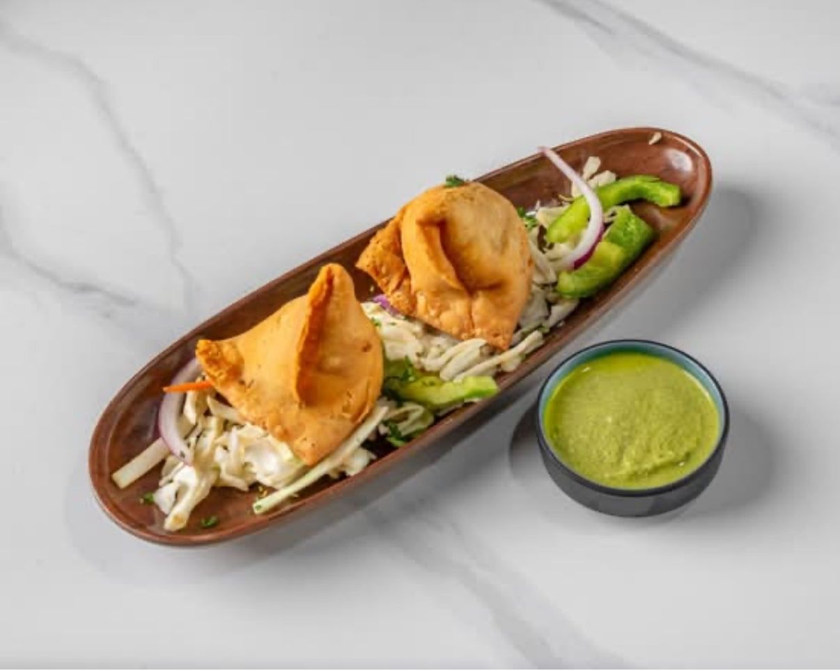 Veg samosa.