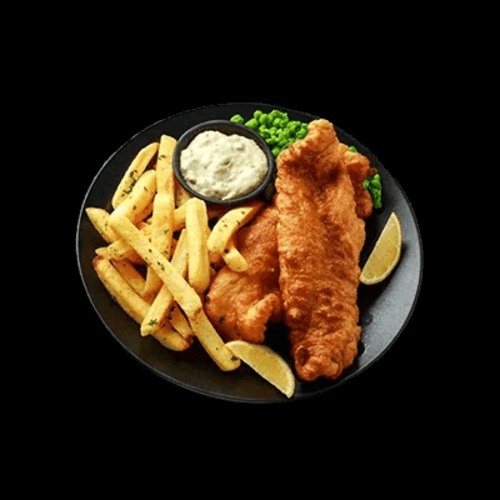 Fish & Chips (2 Pieces).