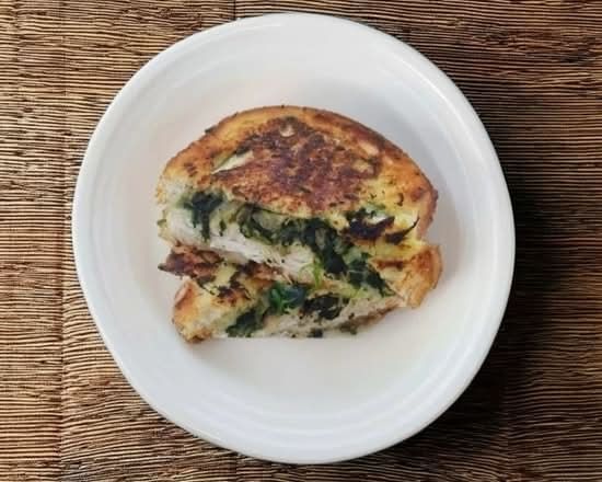Spinach Artichoke &Chicken Panini.