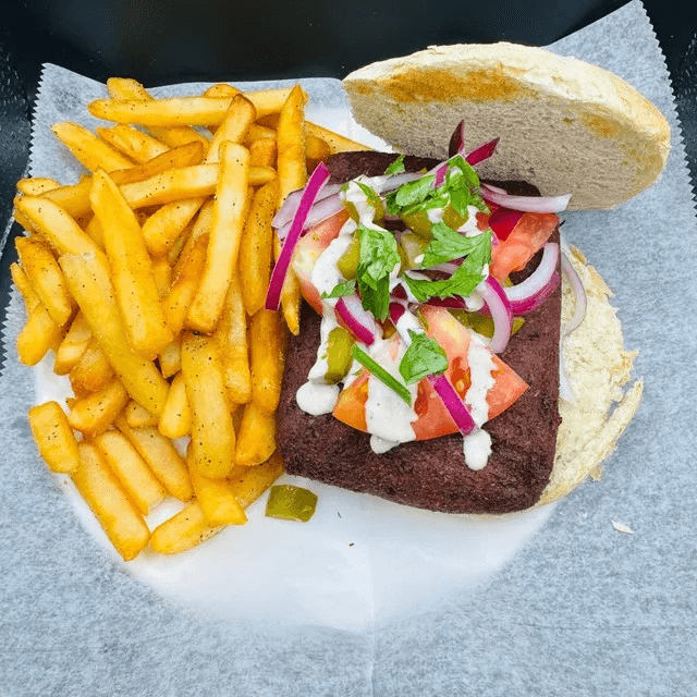 Falafel Burger.