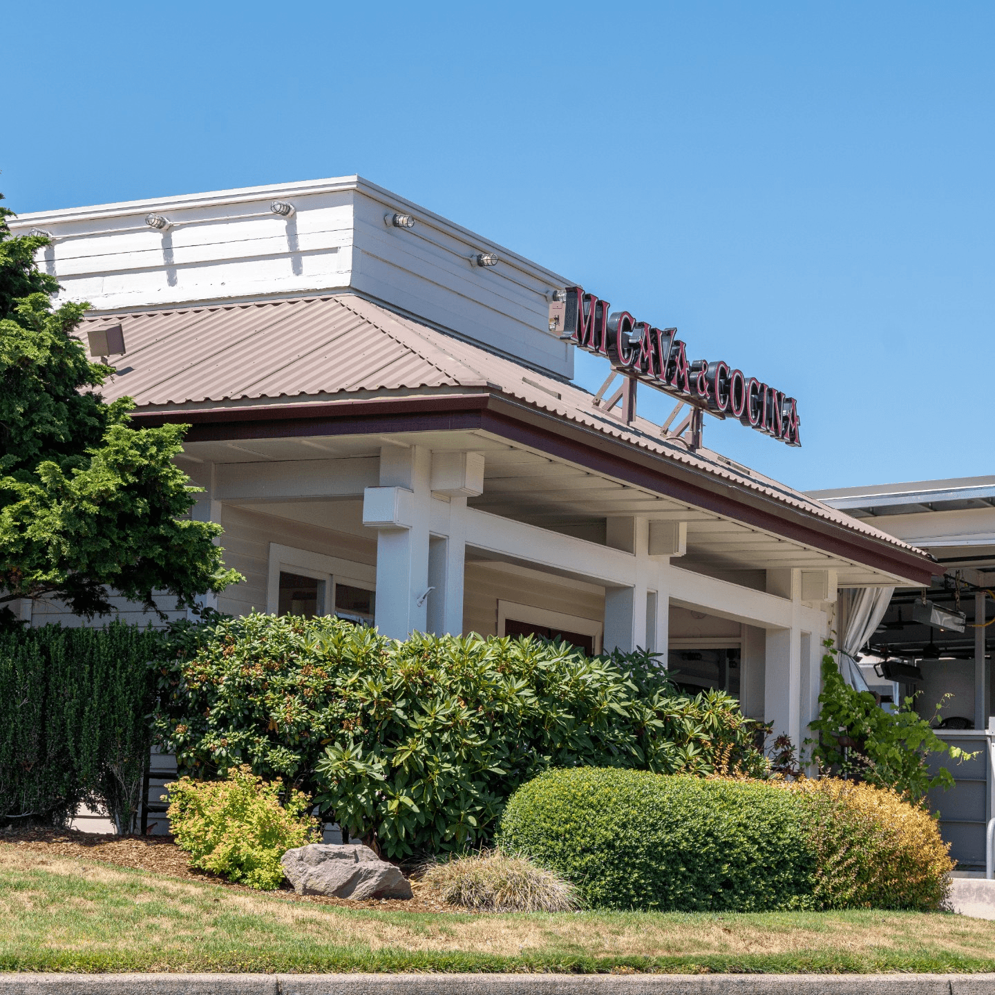 Interior of a refined Mexican restaurant with elegant setting