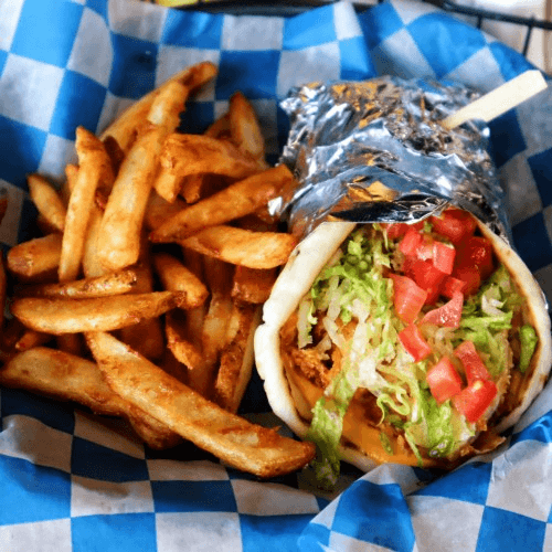 Chicken Pita Sammich.