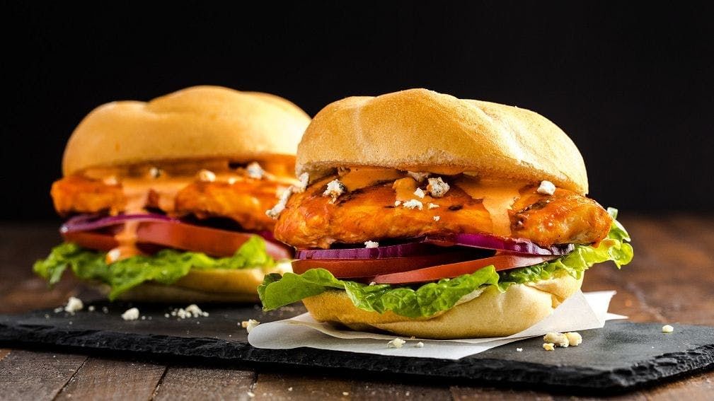 Buffalo Grilled Chicken Sandwich.