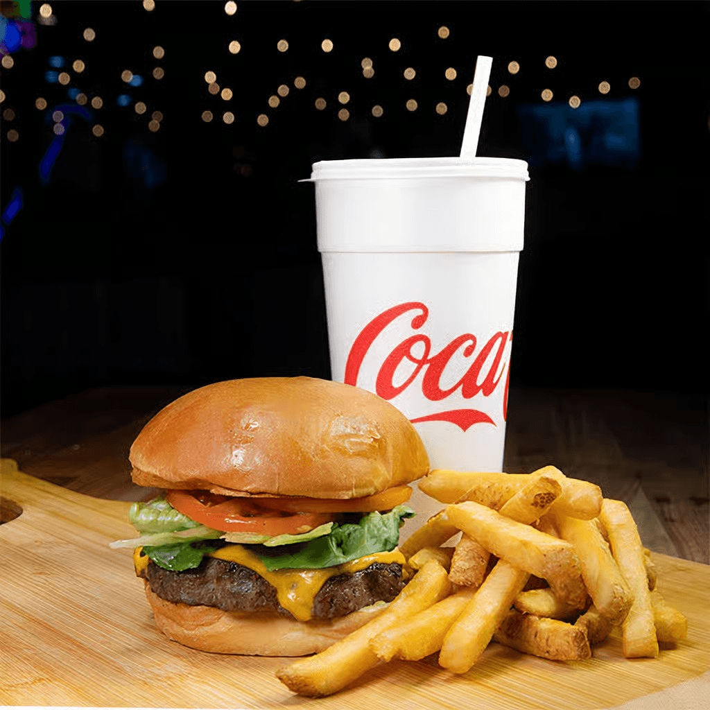 Cheeseburger Platter.