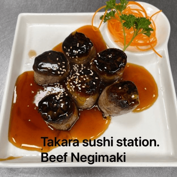 Beef Nagimaki.