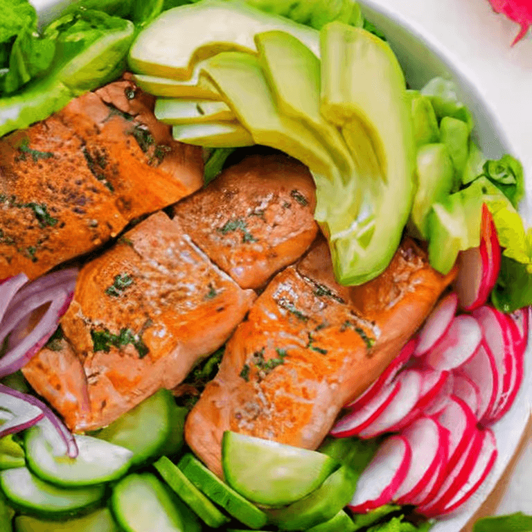 Salmon Avocado Salad.