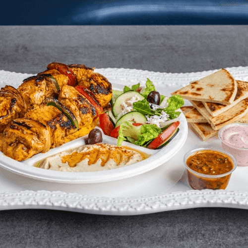 Chicken Kabab Plate.