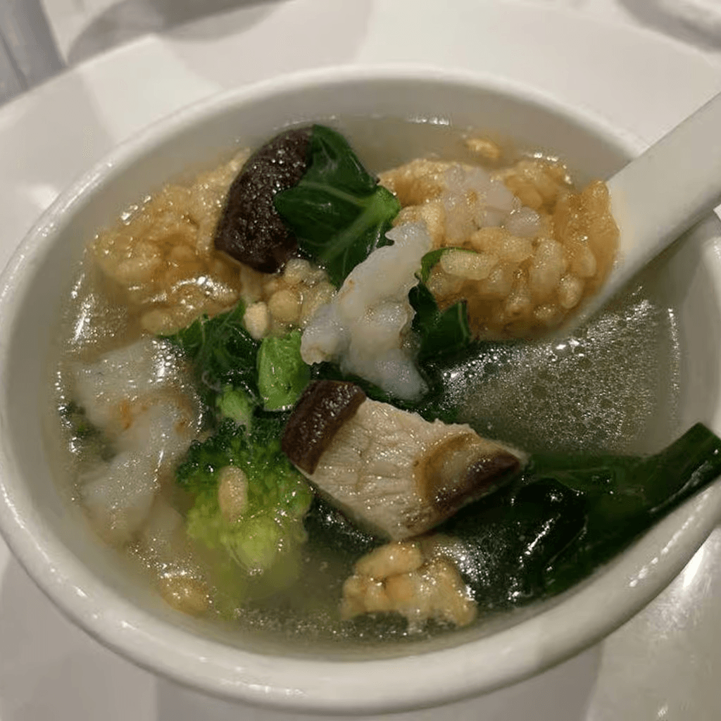 Seafood Sizzling Soup / 海鮮粒鍋巴湯.