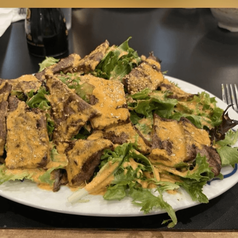 Shabu Shabu Beef Salad.