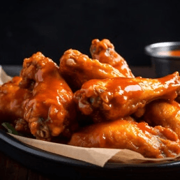 6 Pcs Chicken Wings.