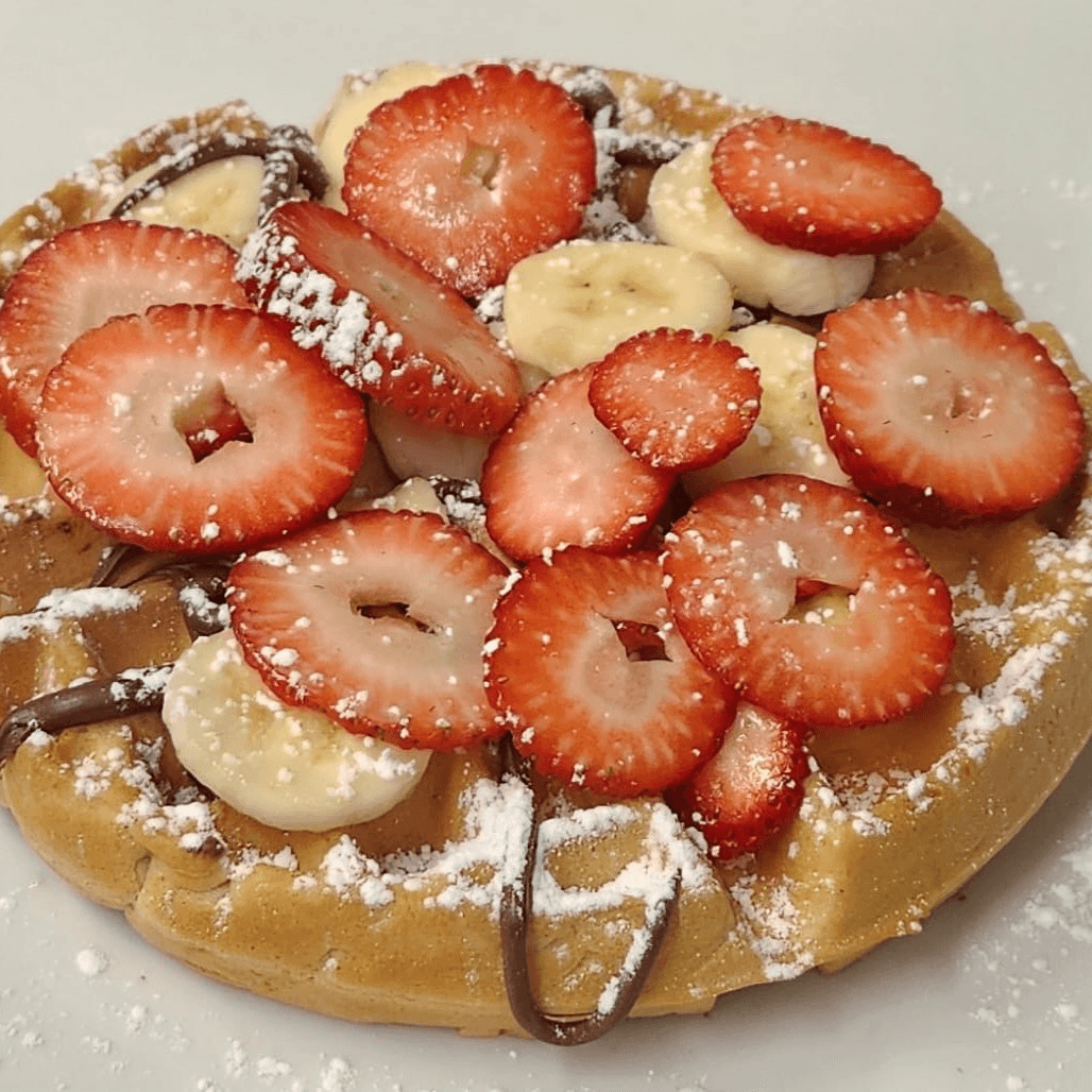 Nutella Belgian Waffle.