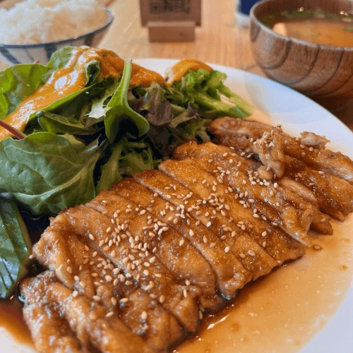 Chicken Teriyaki Dinner.